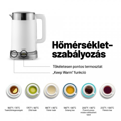 Lauben Electric Kettle EK17WS - Elektromos vízforraló Lauben Electric Kettle EK17WS - Elektromos vízforraló